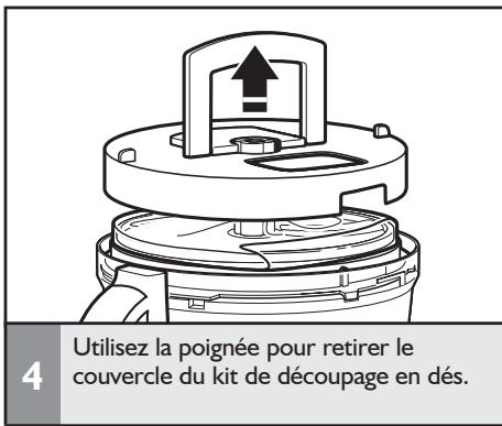 KITCHENAID ARTISAN 5KFP1644EOB - Préparation du kit de découverte en dés pour sa première utilisation - 4