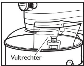KITCHENAID 5KSM7580XEER - Gebruik van het schenkschild - 2