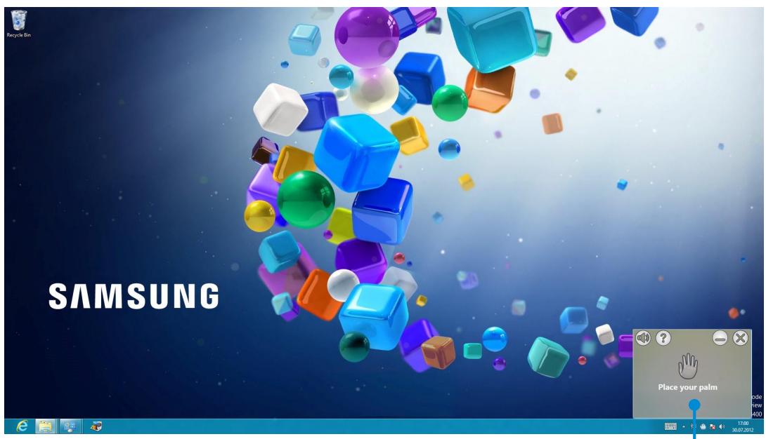 SAMSUNG DP700A3D-S01FR - Utilisation de la gestuelle (en option) - 1