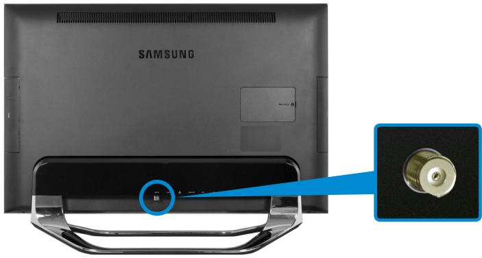 SAMSUNG DP700A3D-S01FR - Branchement de l'antenne TV - 1