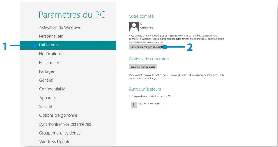SAMSUNG DP700A3D-S01FR - Configuration de votre compte Microsoft - 1