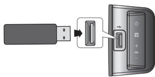 SAMSUNG HW-F450 - Before you connect a USB device - 1