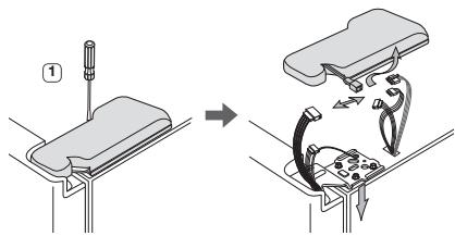 SAMSUNG RS61782GDSP - Démontage de la porte du réfrigérateur - 1