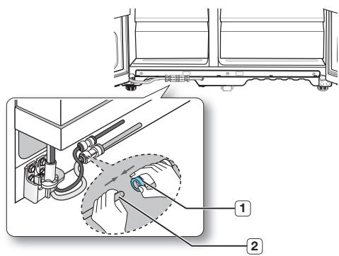 SAMSUNG RS61782GDSP - Montage de la conduite d'arrivée d'eau - 1