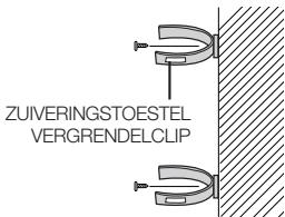 SAMSUNG RS61782GDSP - Bevestig de vergrendelclip van het zuiveringstoestel - 1