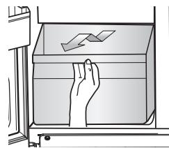 SAMSUNG RS61782GDSP - DE VRIEZERACCCESOIRES VERWIJDEREN - 3