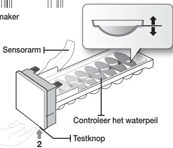 SAMSUNG RS61782GDSP - Controleer de hoeveelheid water voor de ijslade. (RS7572,RS7567) - 2