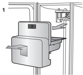 SAMSUNG RS61782GDSP - Vérification du niveau d'eau dans le bac à glaçons (RS7572,RS7567) - 1