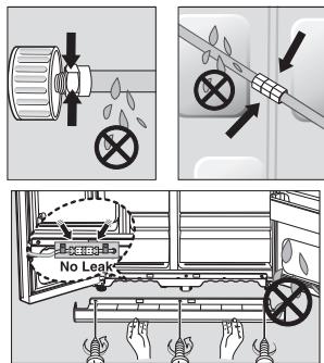 SAMSUNG RS61782GDSP - De waterleiding op de koelkast aansluiten - 2