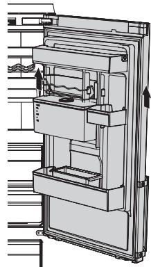 SAMSUNG RB30J3000WW - Inversion du SENS d'ouverture de la porte (en OPTION) - 6