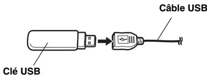 ALPINE IDA-X311 - Pour connecter la clé USB - 1