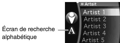 ALPINE IDA-X311 - Fonctions saut de page/recherche par pourcentage/recherche alphabétique - 2