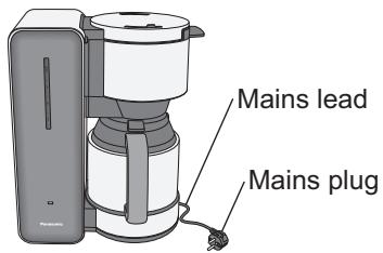 PANASONIC NC-DF1WXE - WARNING - 1