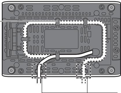 PANASONIC NT-DP1BXE - Logement pour cordon électrique - 1