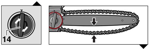 BOSCH AKE45-18S - Montaggio/Controllo della catena della sega - 7