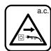 BOSCH ART 26 COMBITRIM - Erläuterung der Symbole auf dem Akku-Rasentrimmer - 7