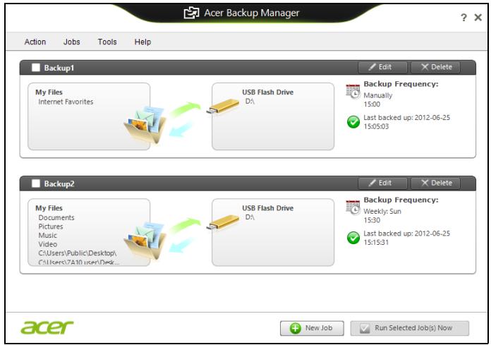 ACER ASPIRE V3-571G-73638G1TMAII - Acer Backup Manager - 4