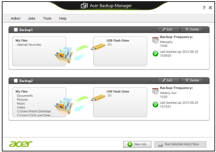 ACER ASPIRE V3-571G-73638G1TMAII - Acer Backup Manager - 4