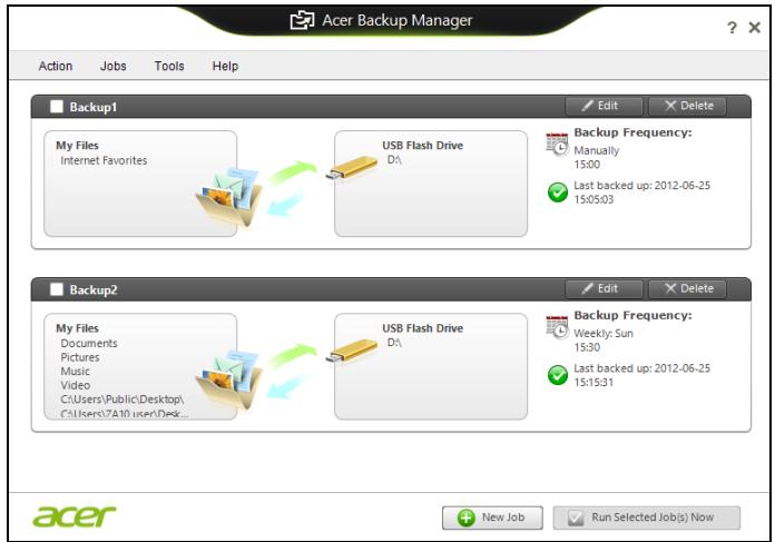 ACER ASPIRE V3-571G-73638G1TMAII - Acer Backup Manager - 4