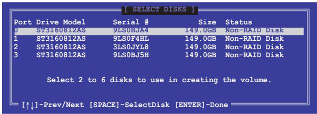 ASUS Z87-K - Pour créer un volume RAID : - 2