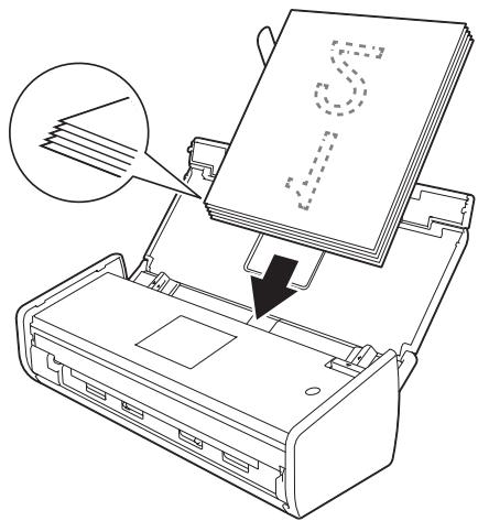 BROTHER ADS-1100W - Chargement de documents de format standard - 5