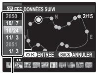 FUJIFILM FINEPIX XP170 - Suppression des journaux de suivi GPS - 1