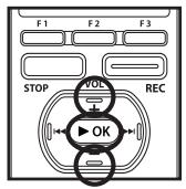 OLYMPUS DM-3 - Lorsque you selectionnez [select fichier]: - 1
