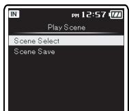 OLYMPUS DM-3 - Appuyez sur la touche ^+ ou - pour selectionner I'elément a configurer, puis appuyez sur la touche  OK ou  1. - 2
