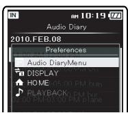 OLYMPUS DM-3 - Suppression d'un calendrier - 6