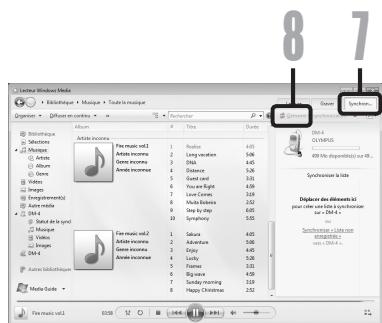 OLYMPUS DM-3 - Cliquez sur I'onglet [Lecture] pour ouvrir la fenetre de la liste. - 5