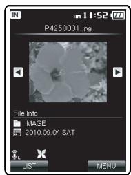 OLYMPUS DM-3 - Visualisation des images - 14