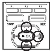OLYMPUS DM-3 - Effacement d'une image - 1
