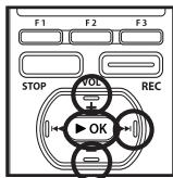 OLYMPUS DM-3 - Selection d'une liste de [All Music] - 1