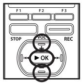 OLYMPUS DM-3 - Réglage [Folder]: - 1