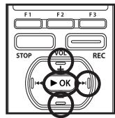 OLYMPUS DM-3 - Appuyez sur la touche REC pour démarrer l'enregistrement. - 5