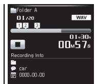 OLYMPUS DM-3 - Éléments de réglage [Play Menu]: - 6