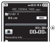 OLYMPUS DM-3 - Appuyez sur la touche REC pour démarrer l'enregistrement. - 4