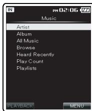 OLYMPUS DM-3 - Recherche partype de fichiers: - 4