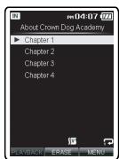 OLYMPUS DM-3 - A propos du dossier pour le contenu des livres électroniques et des fichiers textes - 4