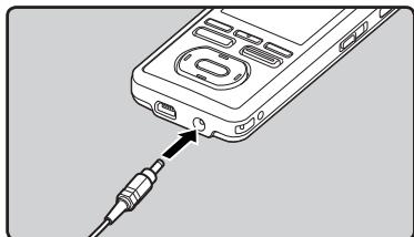 OLYMPUS DM-3 - Rechargement à l'aide de l'adaptateur secteur - 1