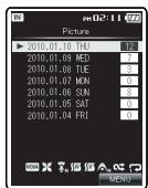 OLYMPUS DM-670 - A propos du dossier pour les images - 3