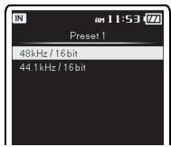 OLYMPUS DM-670 - Réglage [Rec Mode]: - 4