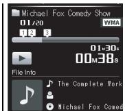 OLYMPUS DM-670 - Lecture du fichier de contenu qui a ete a moitié lu. - 2