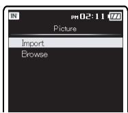 OLYMPUS DM-670 - Modification de l'horaire - 15