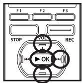 OLYMPUS DM-670 - Modification de l'horaire - 1