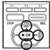 OLYMPUS DM-670 - Lors de la recherche en utilisant la recherche [Playlists] - 3