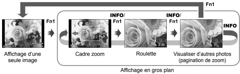 OLYMPUS OM-D E-M5 - Utilisation du cadre de zoom - 1