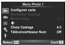 OLYMPUS OM-D E-M5 - Utilisation de l'écran - 7