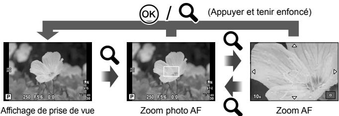 OLYMPUS OM-D E-M5 - Mise au point automatique avec cadre de zoom/zoom AF - 1