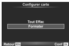 OLYMPUS OM-D E-M5 - Formatage de la carte - 1